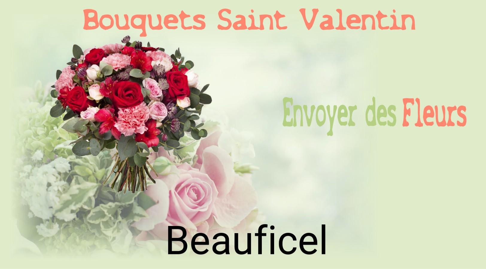 Roses de Saint-Valentin livrées à Beauficel